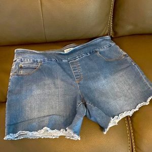 Woman’s denim shorts